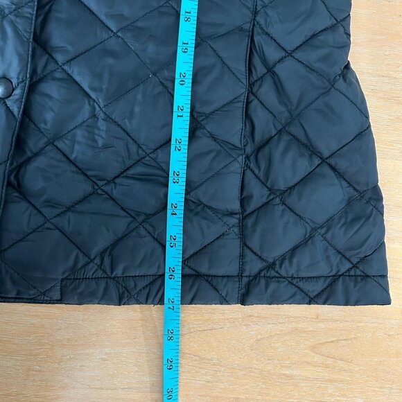 L.L.Bean Puffer Jacket Womens XL Black Quilted Snap Front Insulated Lightweight - Picture 9 of 9